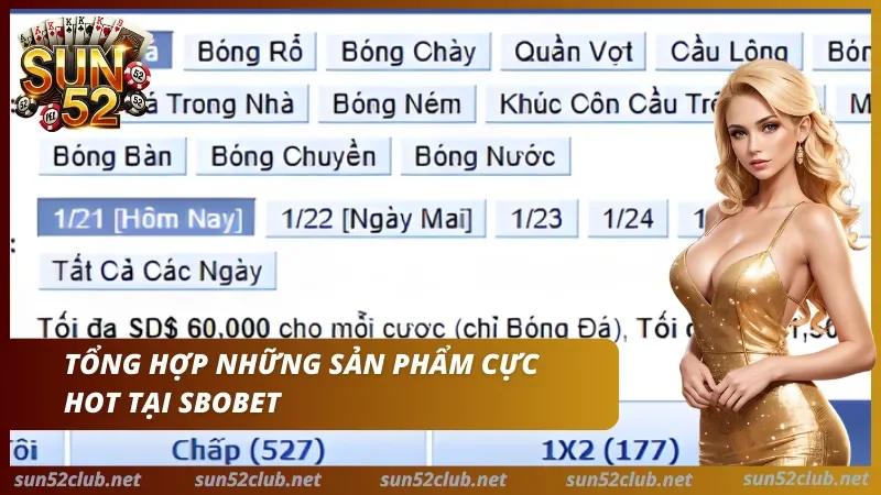 Các môn thể thao SBOBET Sun52 Các môn thể thao nổi bật nhất