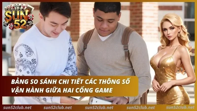 So Sánh Sun52 Vs Sunwin: Chuyên Gia Đánh Giá Chi Tiết 3 Bảng so sánh chi tiết nhất về cách thông số vận hành của hai cổng game