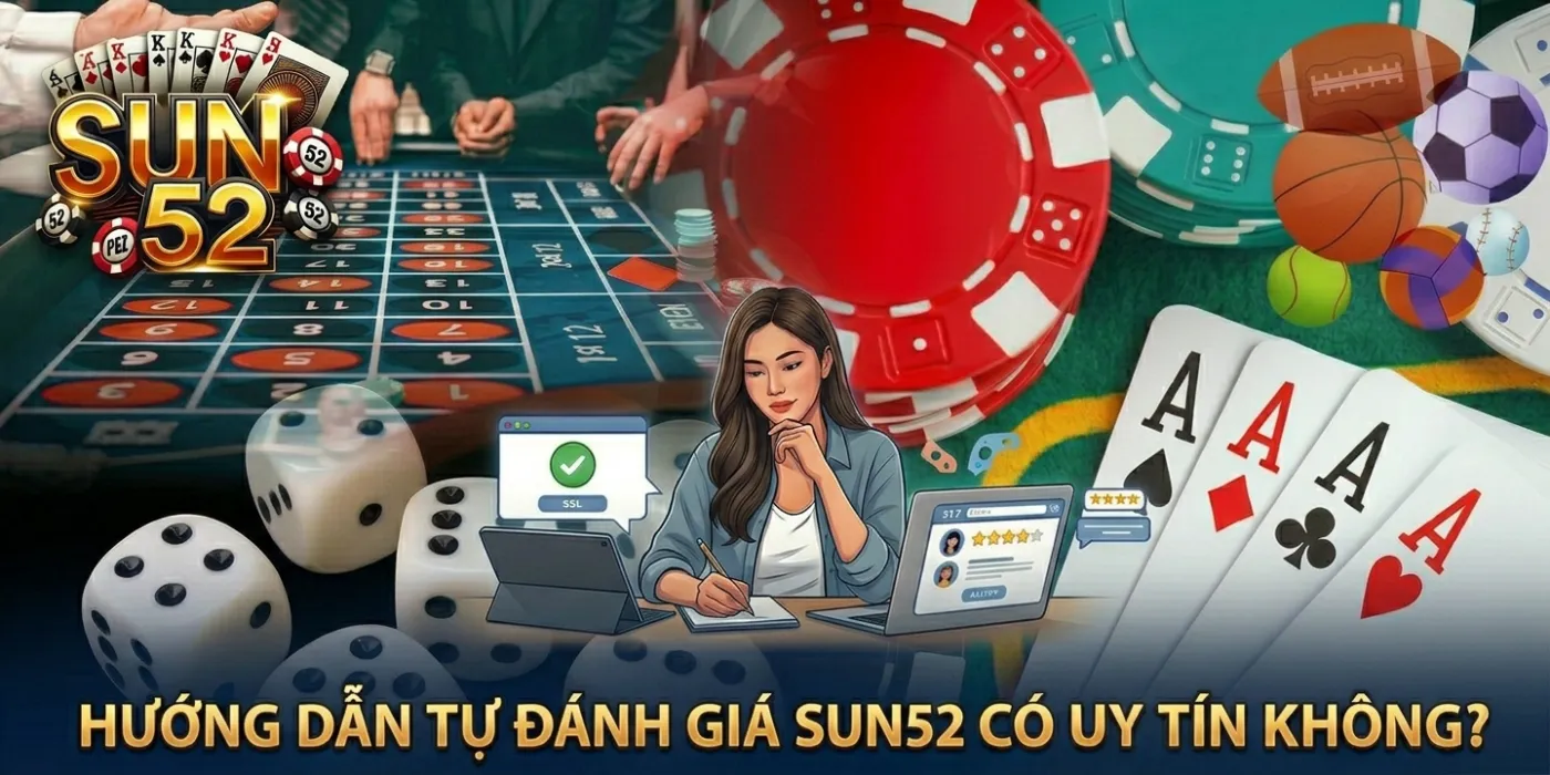 Bảng tự kiểm tra độ uy tín Sun52 trước khi nạp tiền