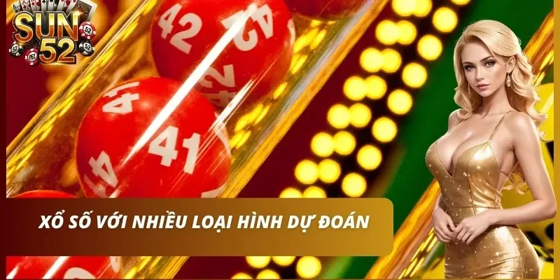 Các loại hình xổ số và dự đoán trong mini game Sun52
